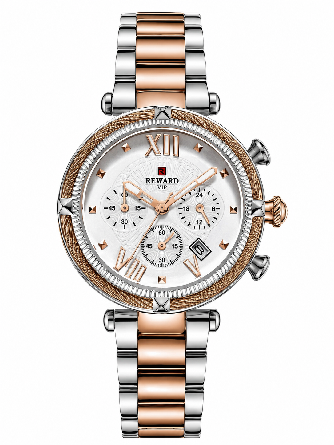 REWARD RD604 SRGW Premium Chronograph Watch – Product Description