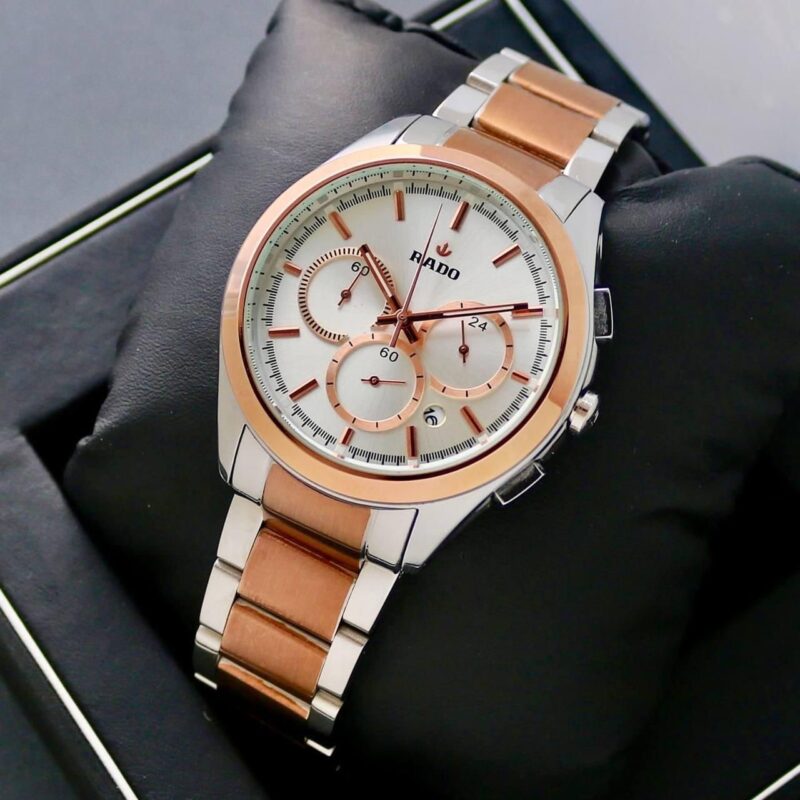 Rado Men HyperChrome Chronograph Watch At Best Price - Golden Watch India