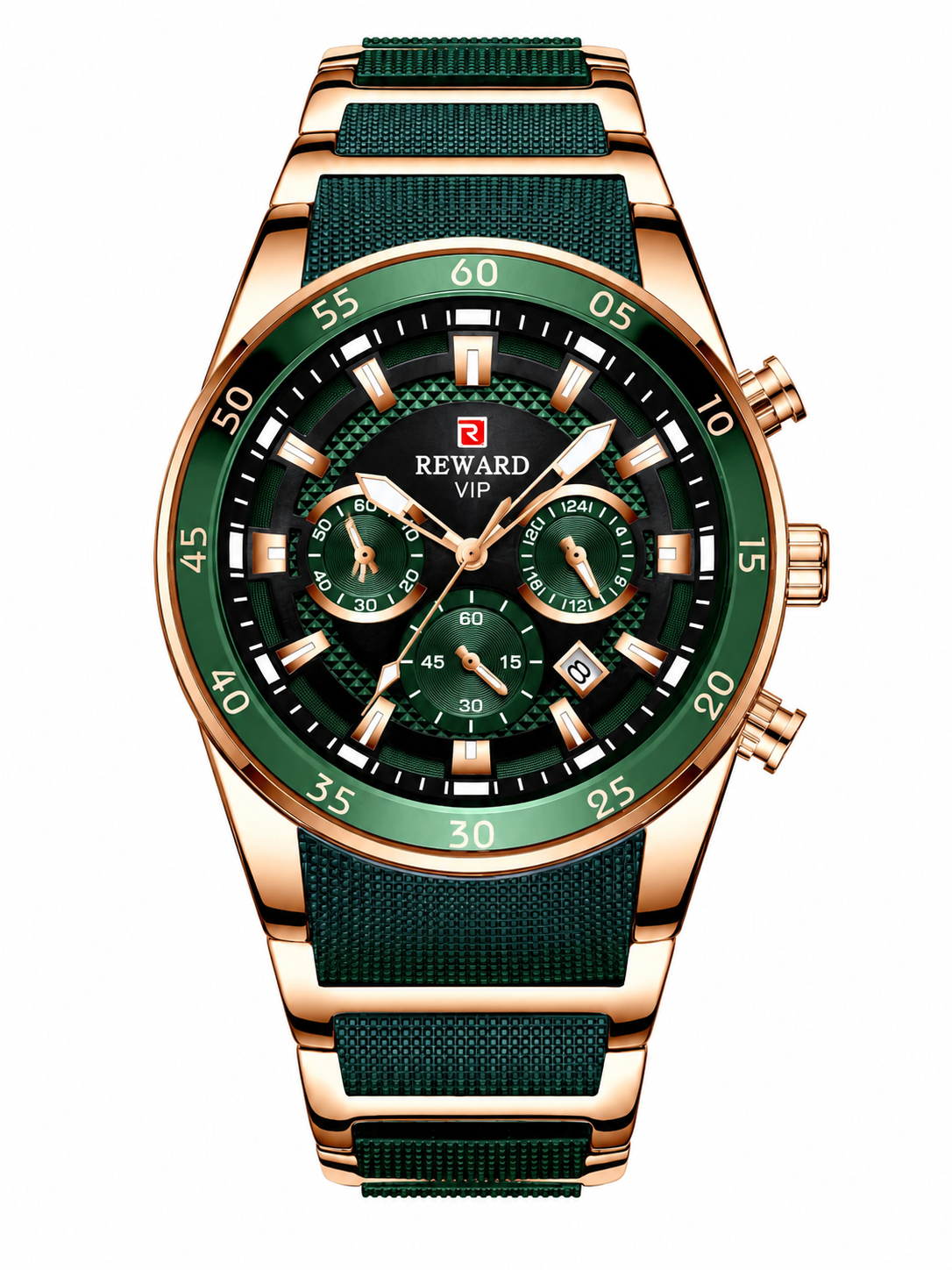 REWARD Men Quartz Watch Multifunction Wristwatch with Date Business Male Watch vip