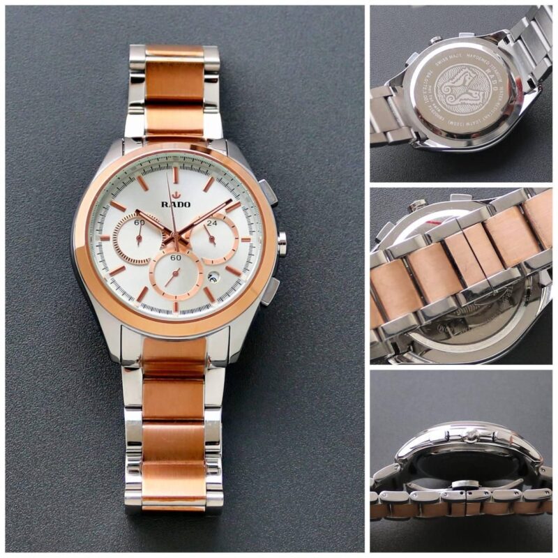Rado Men HyperChrome Chronograph Watch At Best Price - Golden Watch India