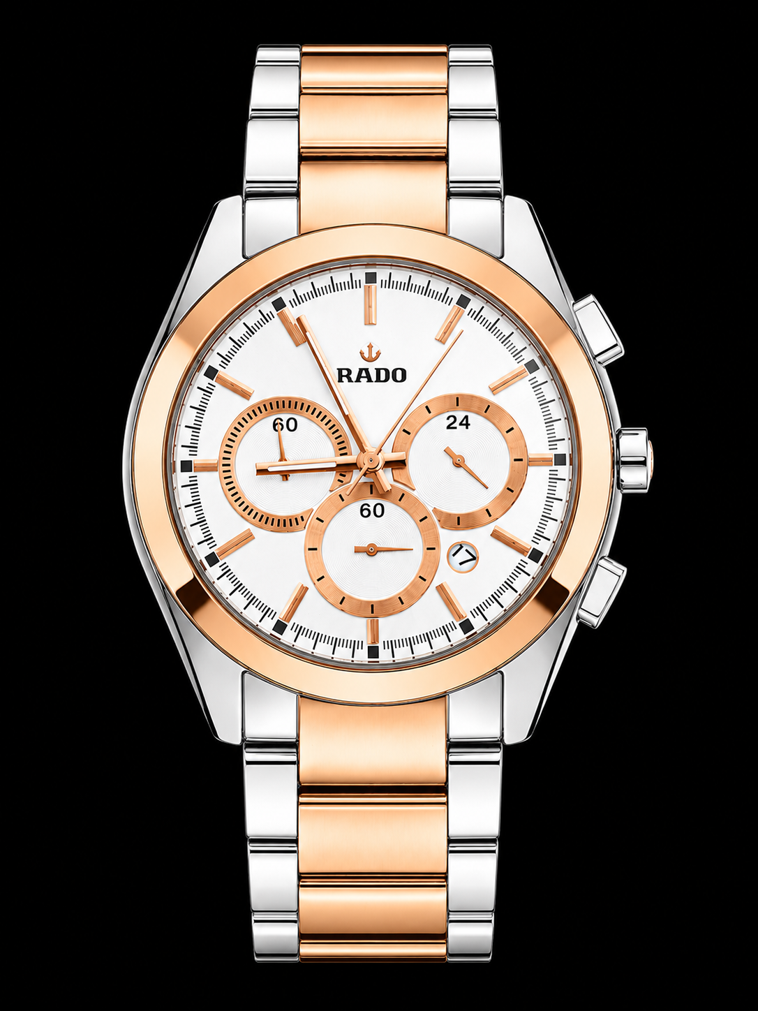 Rado Men HyperChrome Chronograph Watch At Best Price - Golden Watch India