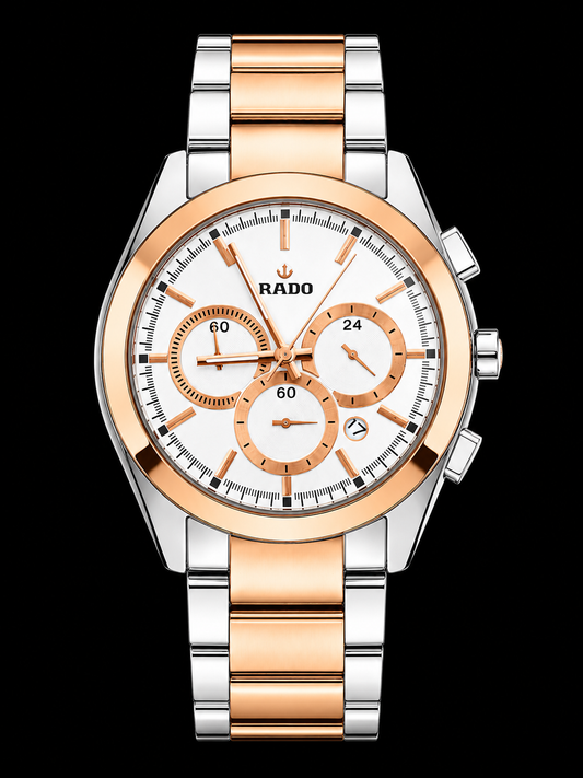 Rado Men HyperChrome Chronograph Watch At Best Price - Golden Watch India