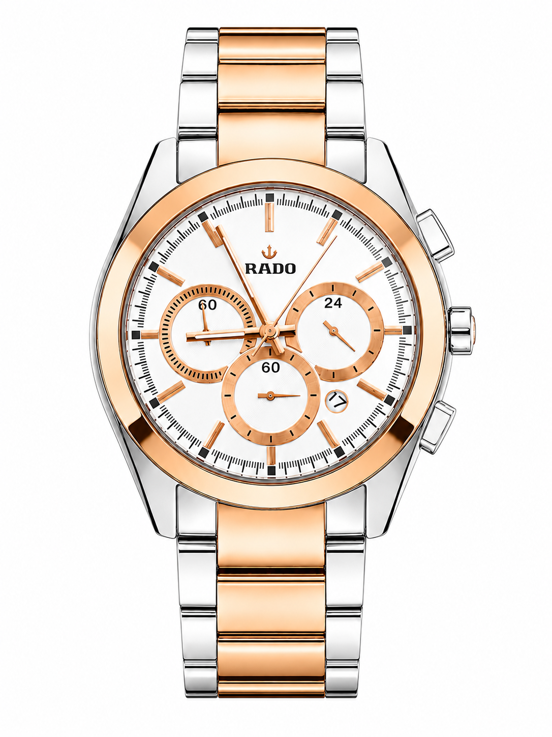 Rado Men HyperChrome Chronograph Watch At Best Price - Golden Watch India