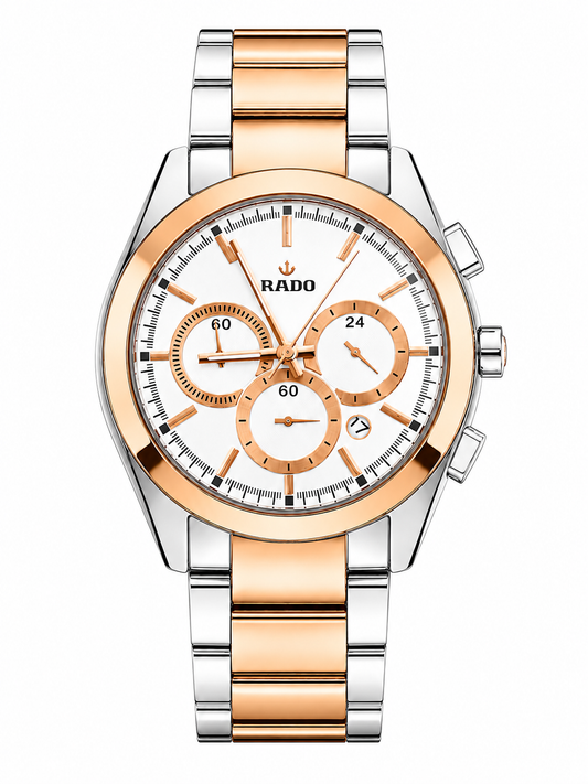 Rado Men HyperChrome Chronograph Watch At Best Price - Golden Watch India