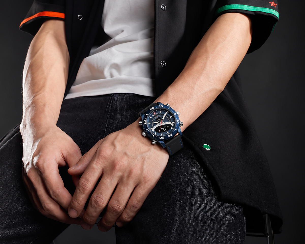 NAVIFORCE Men’s Analog-Digital Sports Watch
