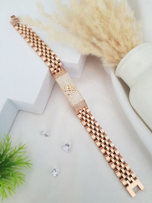 rose gold rolex bracelet for men  adjustable