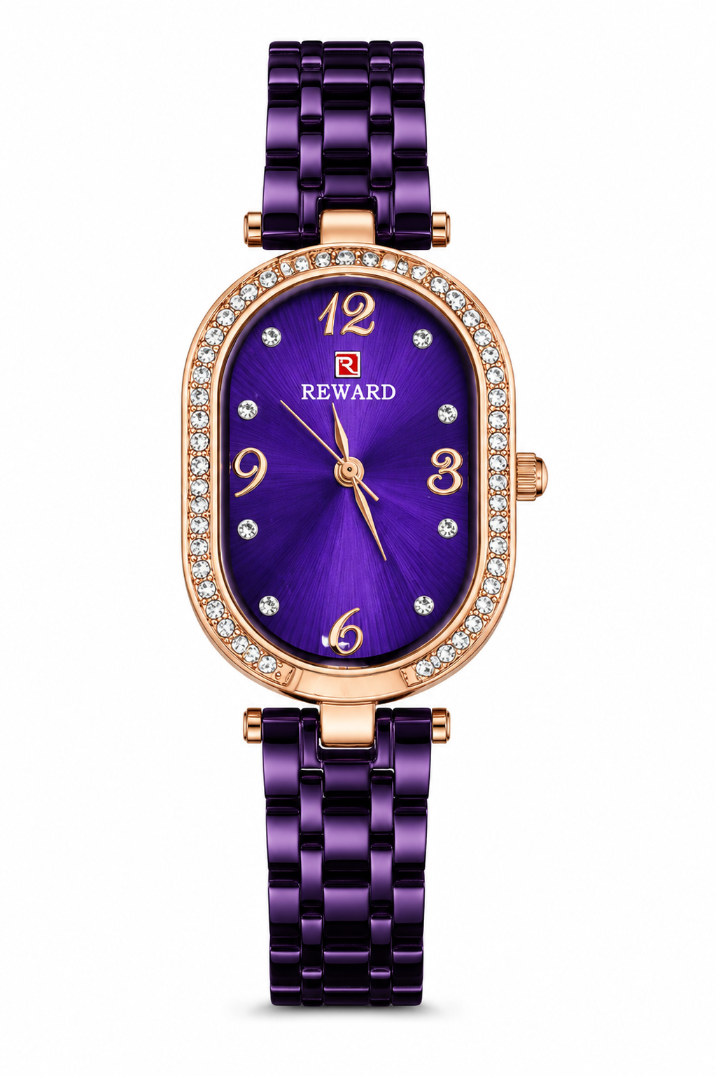 REWARD RD601 RGPEPE Purple Rose Gold Women's Watch