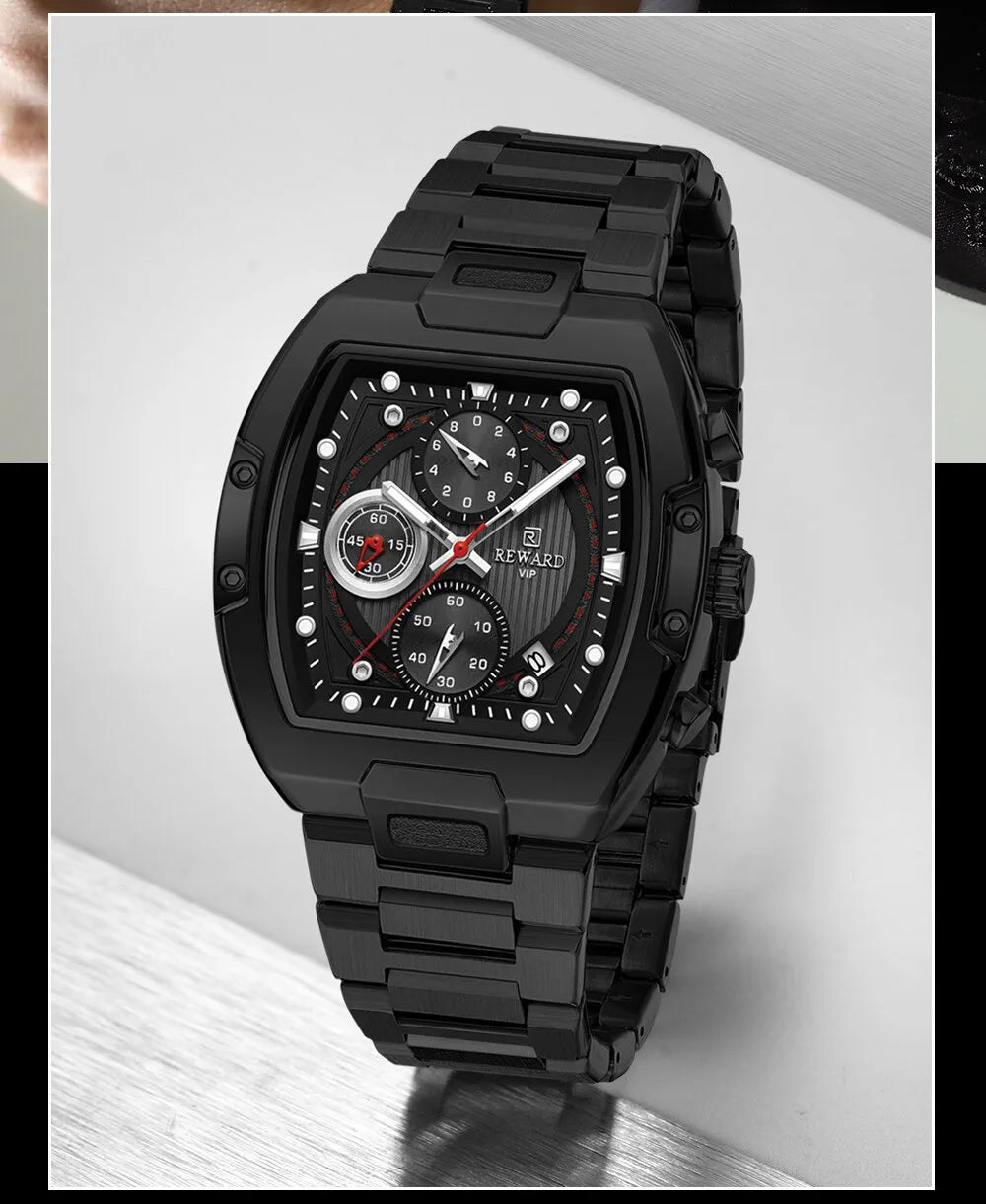 REWARD RD812264S All Black Men's Quartz Watch