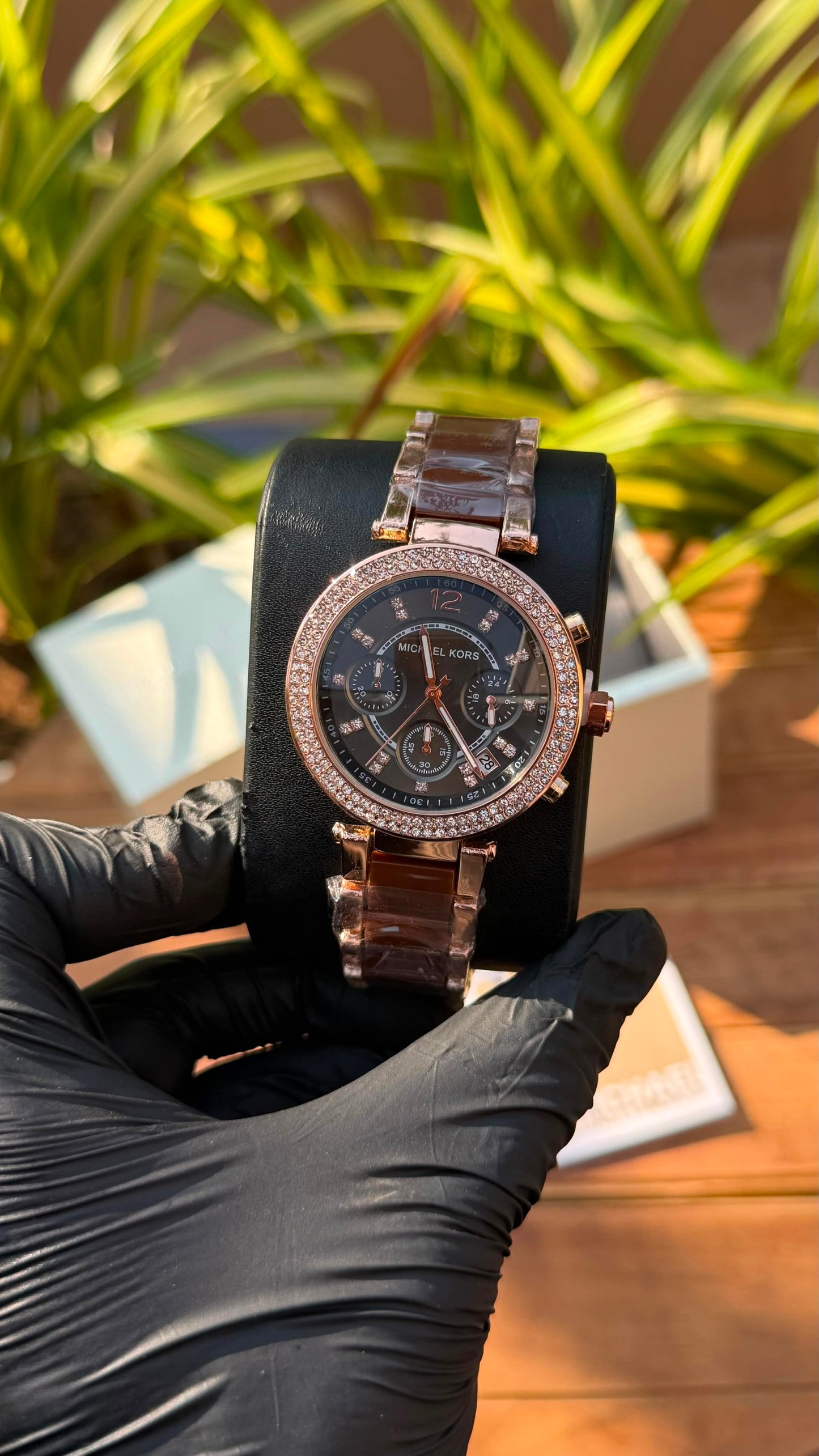 Michael Kors Parker Analog Brown Dial Women's Watch - MK6378