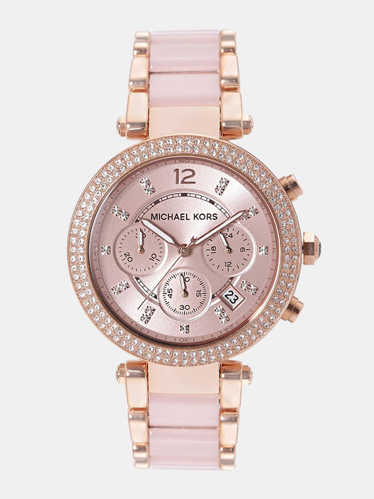 Buy Michael Kors Women Rose Gold Analogue Watch MK5896  - Watches for Women 9037201