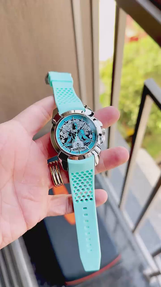 JACOB & CO. RUDRA EDITION (Sky Blue & Silver) – Premium Luxury  Watch for Men