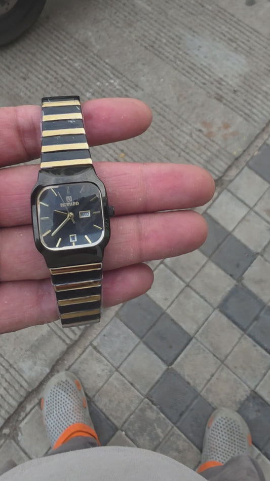 REWARD RD101L GB Black & Gold Ladies Watch – Elegant & Stylish