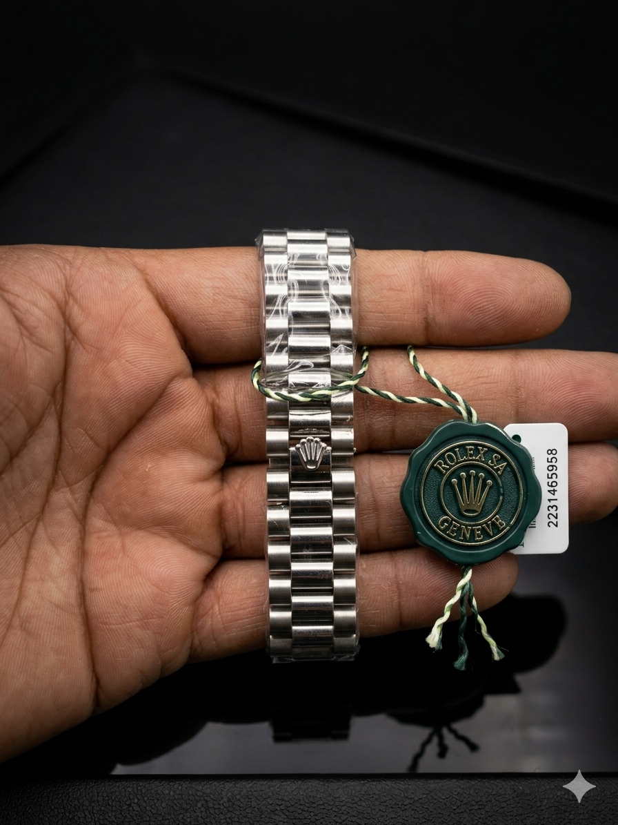 Rolex Submariner Handcrafted Silver watch
