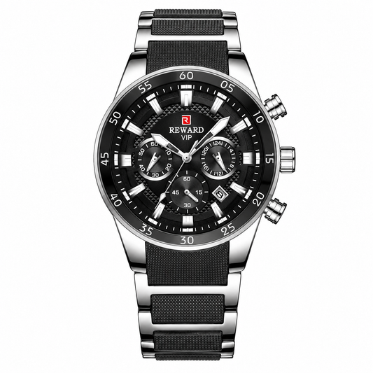 REWARD Men Quartz Watch Multifunction Wristwatch with Date Business Male Watch vip