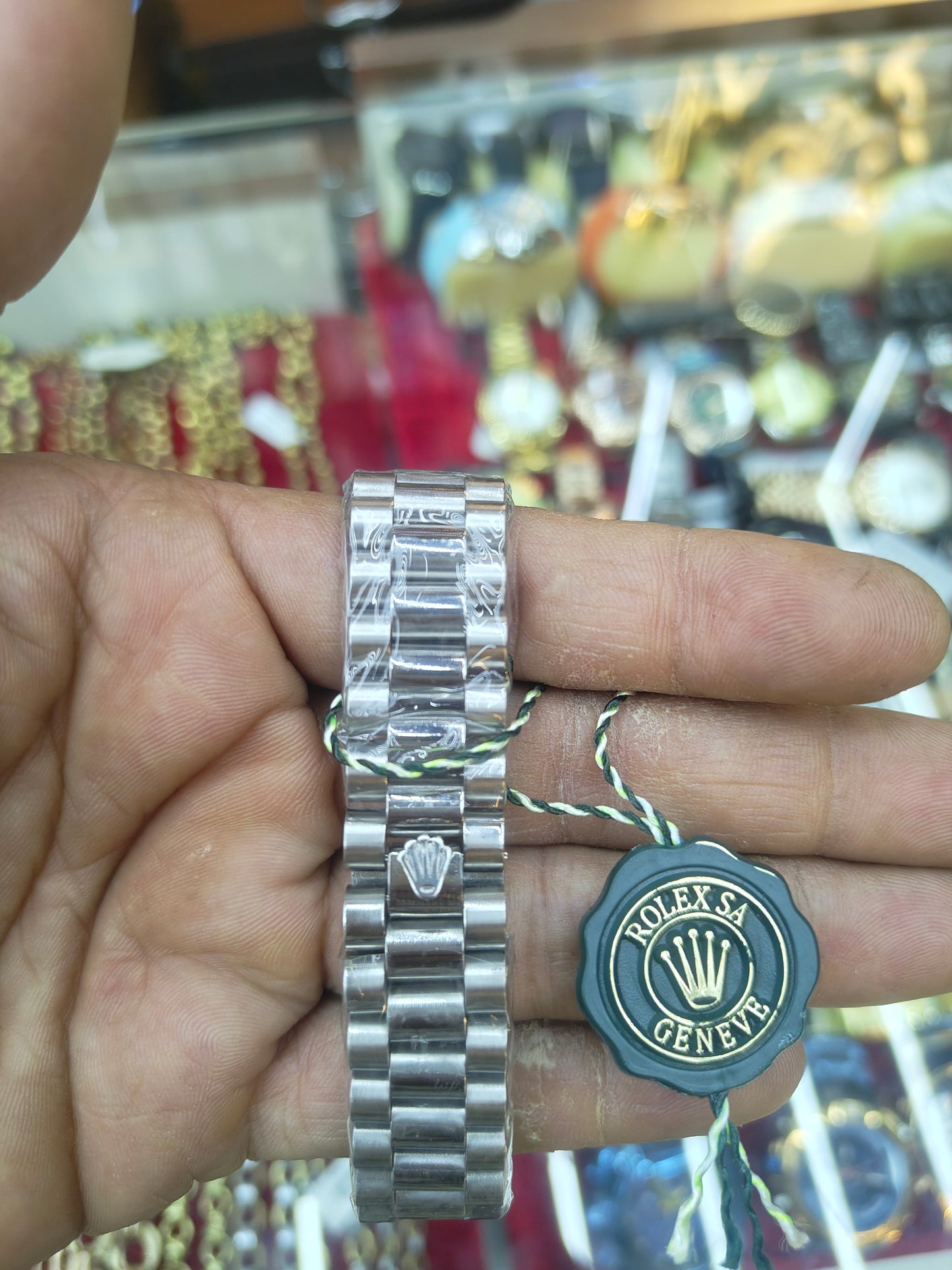 Rolex Submariner Handcrafted Silver watch
